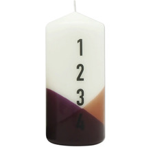 Dekoračná sviečka s číslami 1, 2, 3