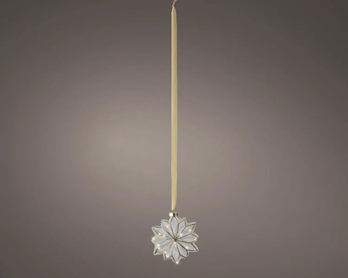 Ozdoba na vianočný stromček v tvare hviezdy so stuhou na zavesenie