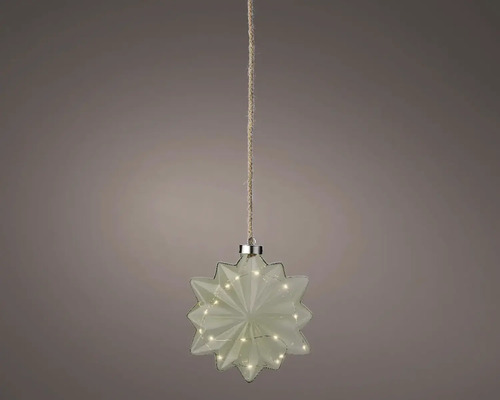 Závesné LED svietidlo v tvare hviezdy so šnúrovým závesom