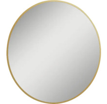 Kulaté zrkadlo do kúpeľne s osvetlením v ráme Jungborn Round Ø 60 cm IP 44