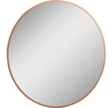Kulaté zrkadlo do kúpeľne s osvetlením v ráme Jungborn Round Ø 60 cm IP 44