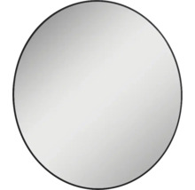 Kulaté zrkadlo do kúpeľne s osvetlením v ráme Jungborn Round Ø 80 cm IP 44