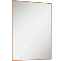 Zrkadlo do kúpeľne s osvetlením v ráme Jungborn Square 60 x 80 cm IP 44