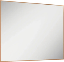 Zrkadlo do kúpeľne s osvetlením v ráme Jungborn Square 100 x 80 cm IP 44