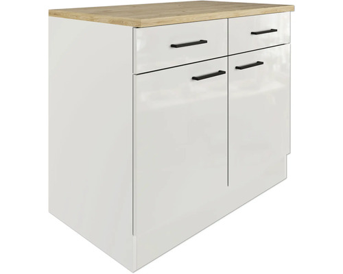 Kuchynský ostrov s pracovnou doskou, zásuvkami a skrinkami