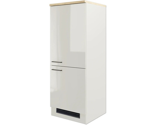 Vysoká skriňa s dvomi dvierkami a držadlami