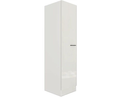Biela vysoká skrinka s rukoväťou do kúpeľne