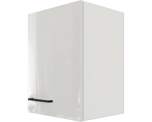 Biela závesná skrinka s úchytkou