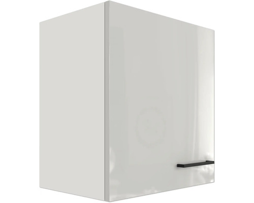 Biela horná kuchynská skrinka s úchytkou