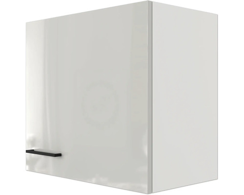 Biela závesná skrinka s úchytkou