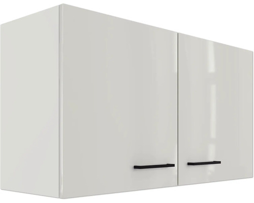 Závesná skrinka s dvomi dvierkami a úchytkami