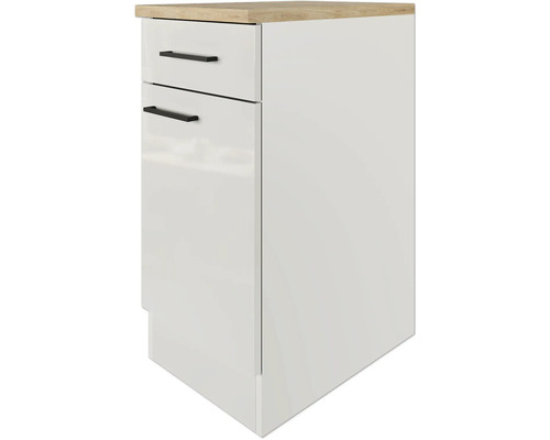 Spodná skrinka s dvoma zásuvkami a pracovnou doskou