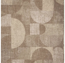 Tapeta s geometrickými tvarmi a textilným vzorom