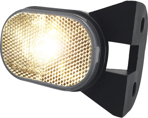 Oválny reflektor s držiakom na montáž na vozidlá