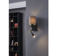 Nástenná lampa s lampou na čítanie pre montáž na stenu