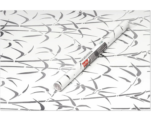 Rolka metalickej fólie s bambusovým vzorom