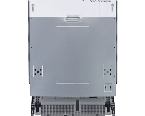 Pohľad zozadu na umývačku riadu na inštaláciu v kuchyni