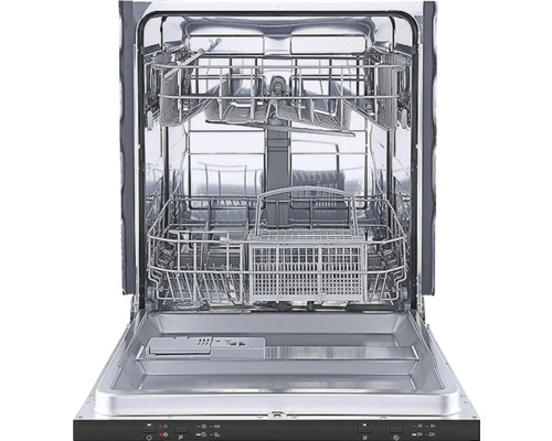 Otvorená umývačka riadu s košmi na riad