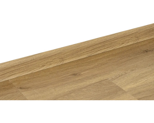 Plastová soklová lišta kanáliková Hamilton/Bergen 15x60x2500 mm Detail laminátovej podlahy s drevenou štruktúrou