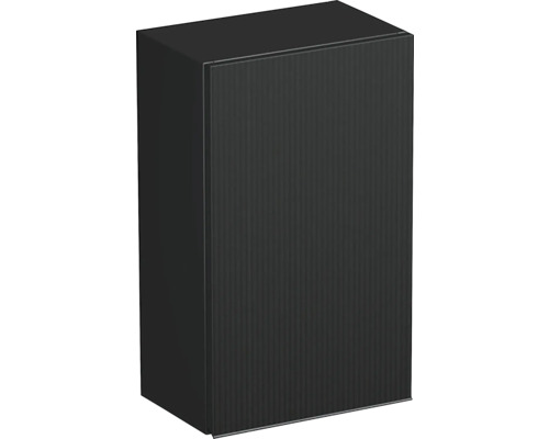 Závesná skrinka do kúpeľne Intedoor TRENTA čierna matná 35 x 58 x 23 cm TRE HZ 35 1D L B A9276