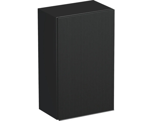 Závesná skrinka do kúpeľne Intedoor TRENTA čierna matná 35 x 58 x 23 cm TRE HZ 35 1D P B A9276