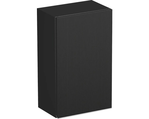 Závesná skrinka do kúpeľne Intedoor TRENTA čierna matná 35 x 58 x 23 cm TRE HZ 35 1D P S A9276