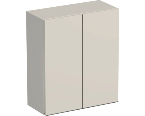 Závesná skrinka do kúpeľne Intedoor TRENTA kašmírová lesklá 50 x 58 x 23 cm TRE HZ 50 2D B A3026