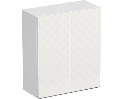 Závesná skrinka do kúpeľne Intedoor TRENTA biela matná 50 x 58 x 23 cm TRE HZ 50 2D B B073