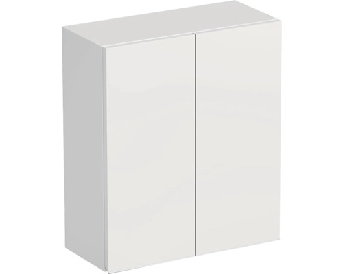 Závesná skrinka do kúpeľne Intedoor TRENTA biela vysokolesklá 50 x 58 x 23 cm TRE HZ 50 2D S A0016