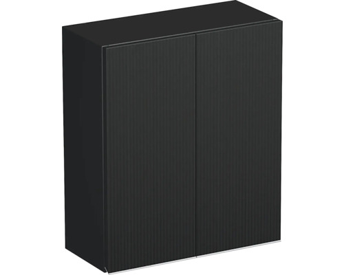 Závesná skrinka do kúpeľne Intedoor TRENTA čierna matná 50 x 58 x 23 cm TRE HZ 50 2D S A9276