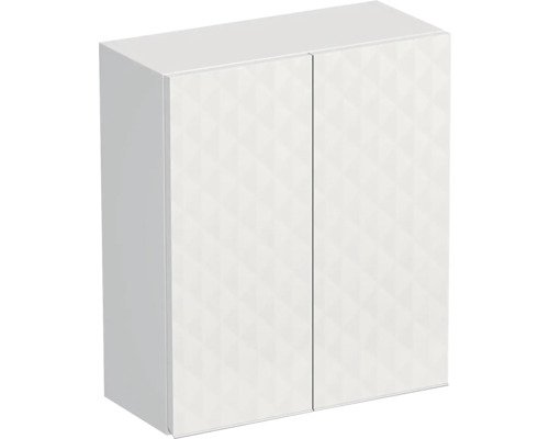 Závesná skrinka do kúpeľne Intedoor TRENTA biela matná 50 x 58 x 23 cm TRE HZ 50 2D S B073