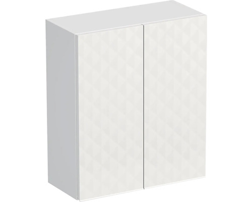 Závesná skrinka do kúpeľne Intedoor TRENTA biela matná 50 x 58 x 23 cm TRE HZ 50 2D W B073