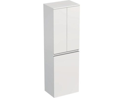 Vysoká skrinka do kúpeľne Intedoor TRENTA biela vysokolesklá 50 x 161,8 x 35 cm TRE SV 50 2D K B A0016