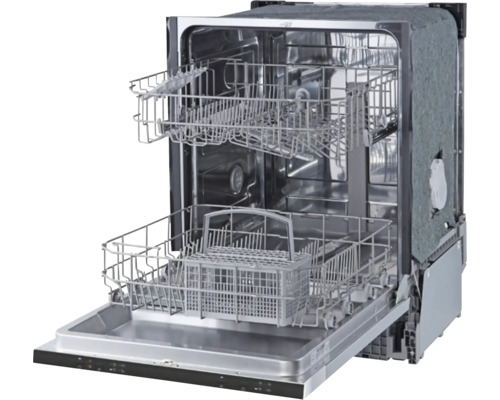 Otvorená umývačka riadu s dvoma košmi