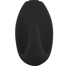 Jeden čierny háčik na uteráky na montáž na stenu