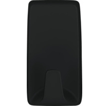 Čierny samolepiaci háčik