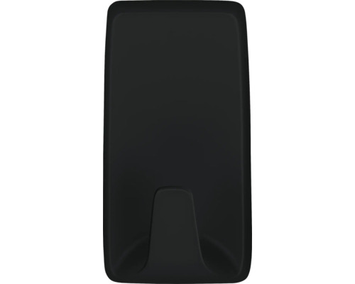 Čierny samolepiaci háčik