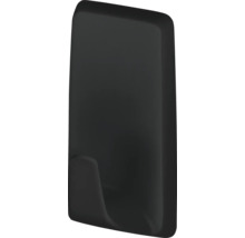 Čierny nástenný vešiak na oblečenie