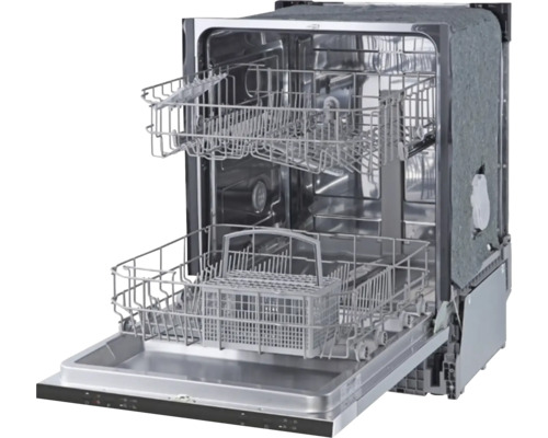 Otvorená umývačka riadu s dvoma košmi