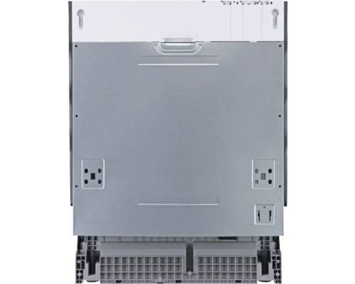 Pohľad zozadu na umývačku riadu na inštaláciu v kuchyni