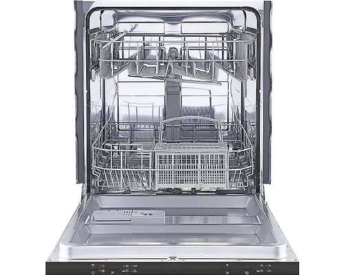 Otvorená umývačka riadu s košmi na riad