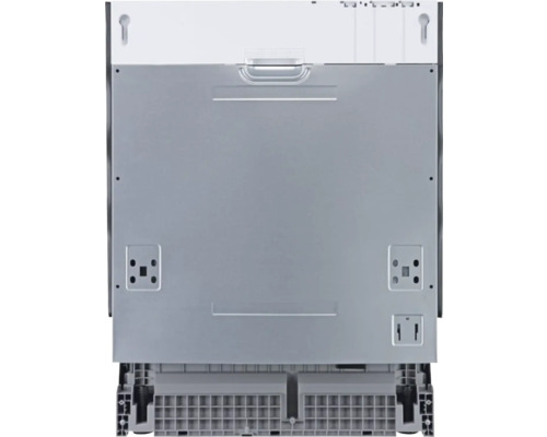 Pohľad zozadu na umývačku riadu s upevňovacími bodmi