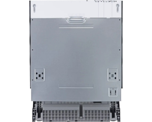 Pohľad zozadu na umývačku riadu