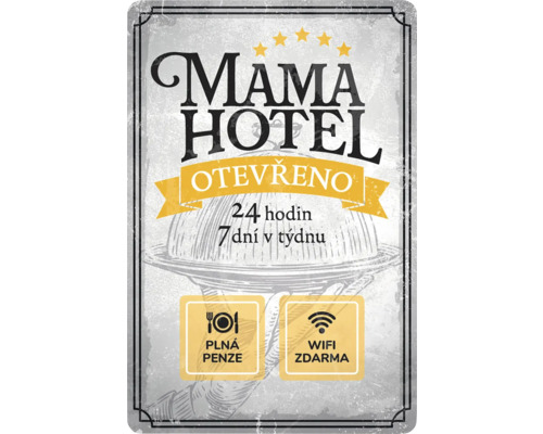 Ceduľa BU20057 20x30 cm Mama hotel