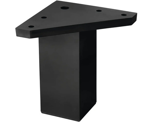 Kovová noha nábytku, trojuholníkový tvar