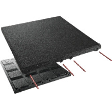 Doska z gumového granulátu so spojovacími kolíkmi