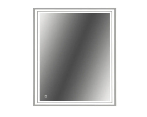 Zrkadlo do kúpeľne s osvetlením Cordia DOUBLE LINE s ochranou proti zahmlievaniu 65 x 60 cm IP 44