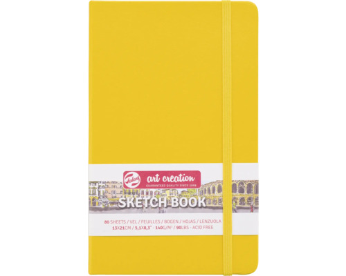 Artcreation Sketchbook žltý 13x21 cm