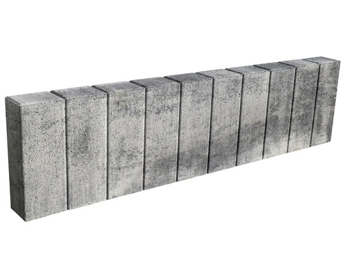 Betónový obrubník palisádový 100 x 8 x 25 cm grafitový Obrubníky z betónu
