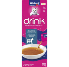 Vitakraft Drink nápoj pre mačky na podporu príjmu vody, 5 krát 30 gramov